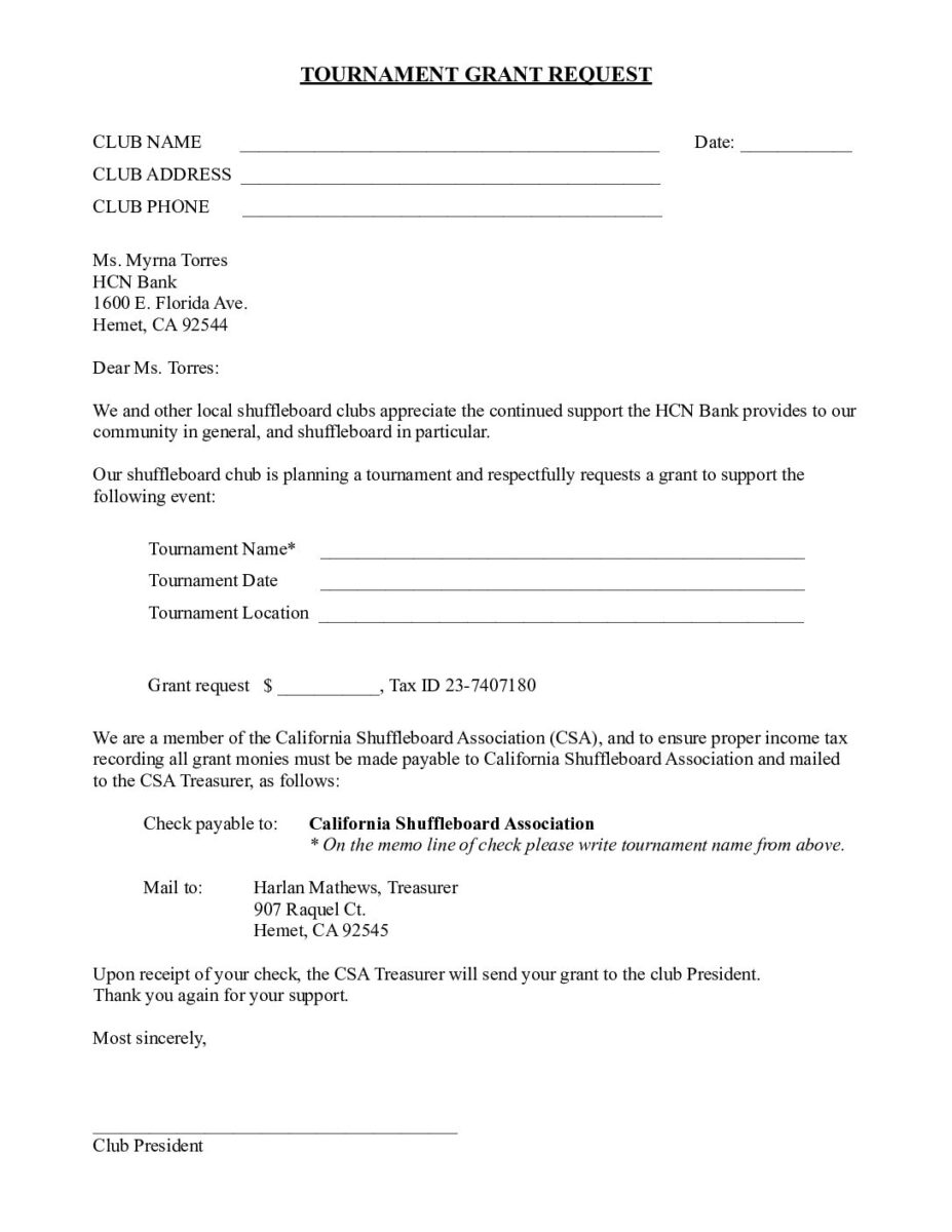 Grant Request PDF cover