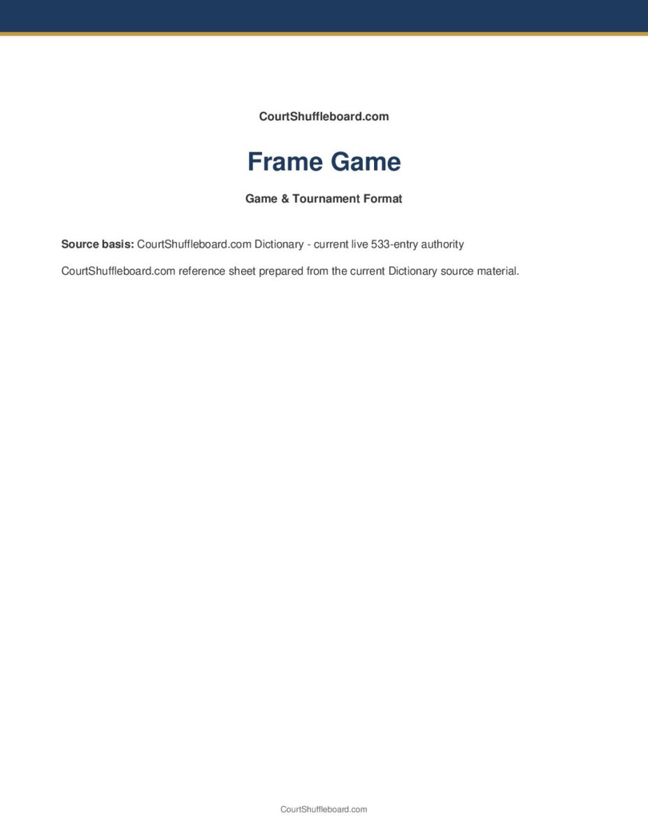 Frame Game PDF cover