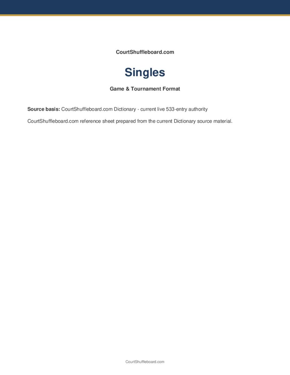 Singles PDF cover