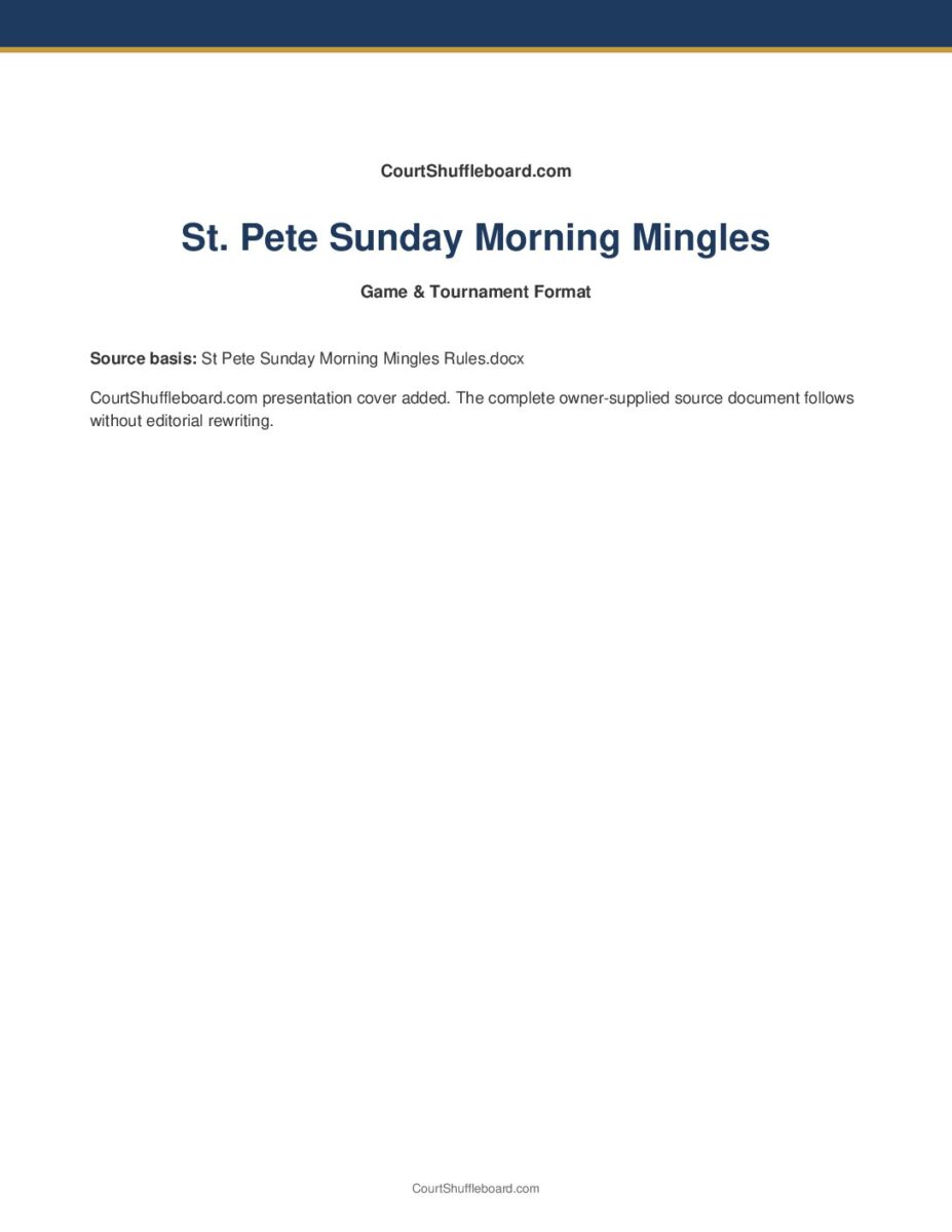 St. Pete Sunday Morning Mingles PDF cover