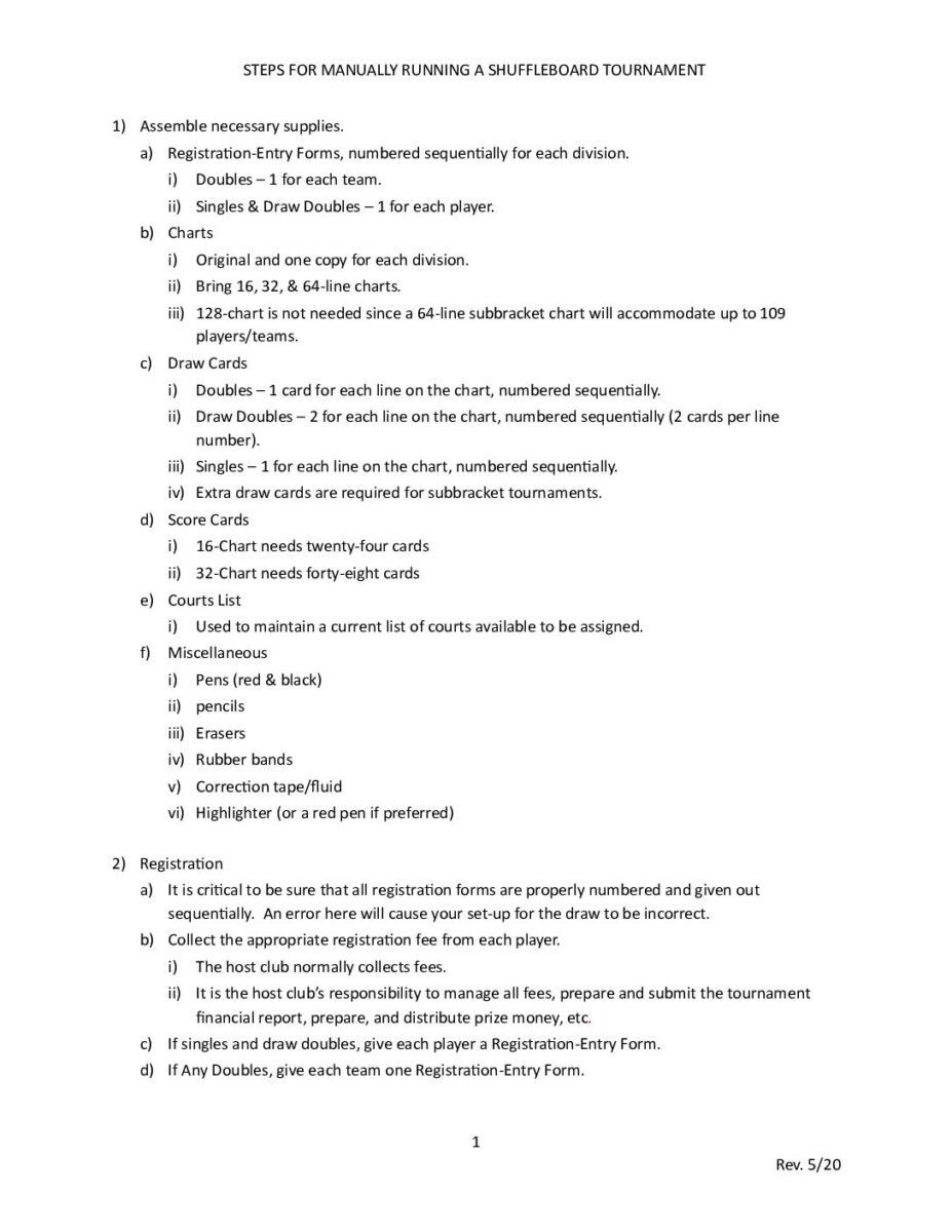 Tournament Instructions for Manually Run Events PDF cover