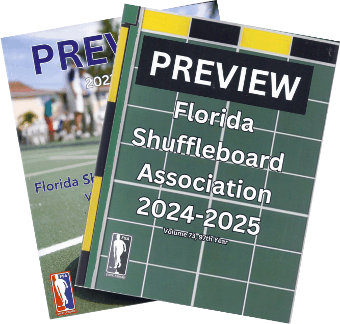 Court shuffleboard dictionary illustration for Preview