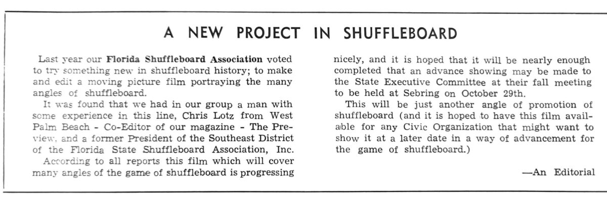 First page of the Preview Magazine article New Project