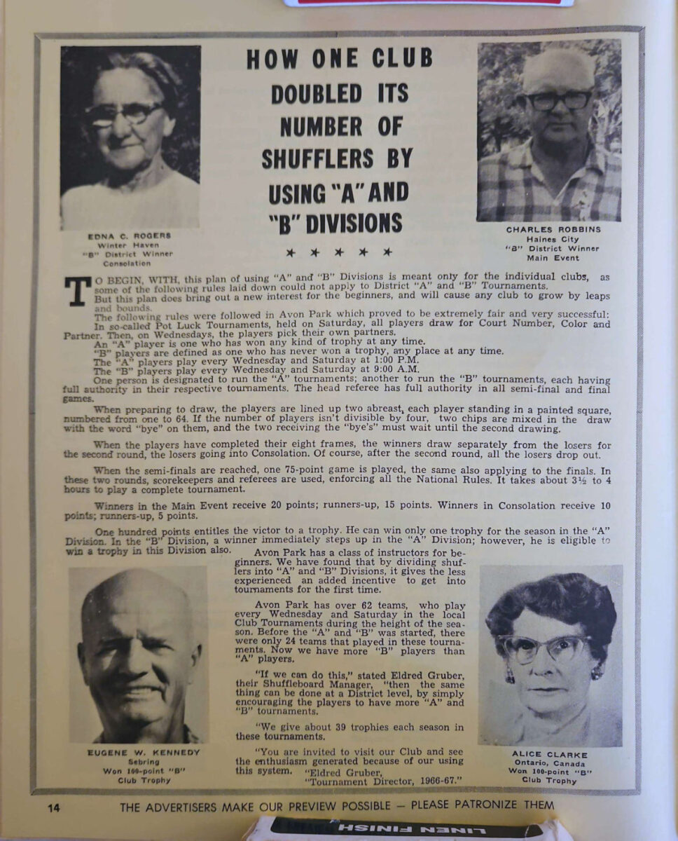 First page of the Preview Magazine article Club Doubled Its Numbers