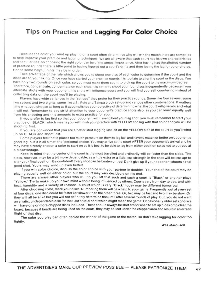 First page of the Preview Magazine article Tips on Practice and Lagging