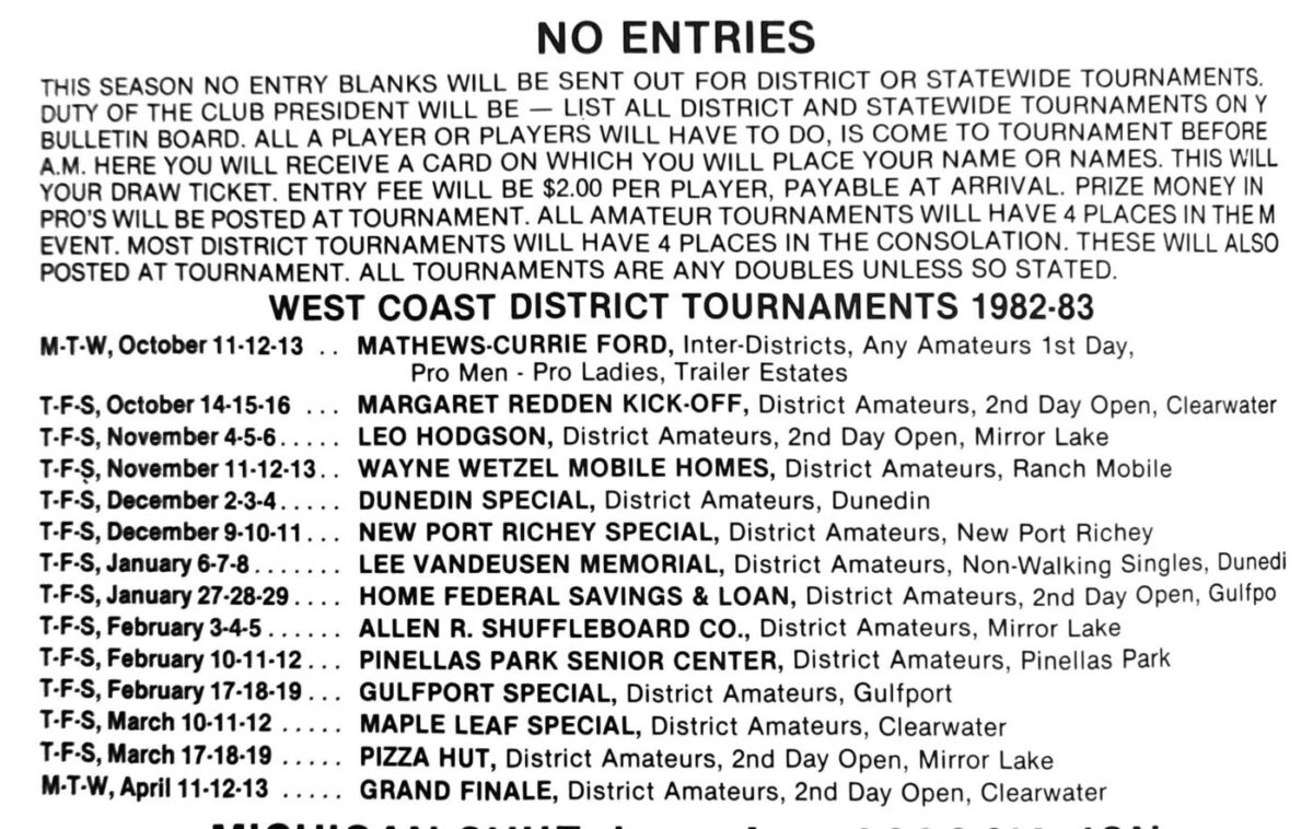 First page of the Preview Magazine article WCD Tournaments