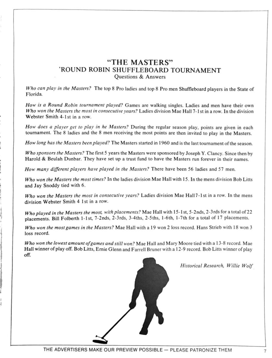 First page of the Preview Magazine article The Masters