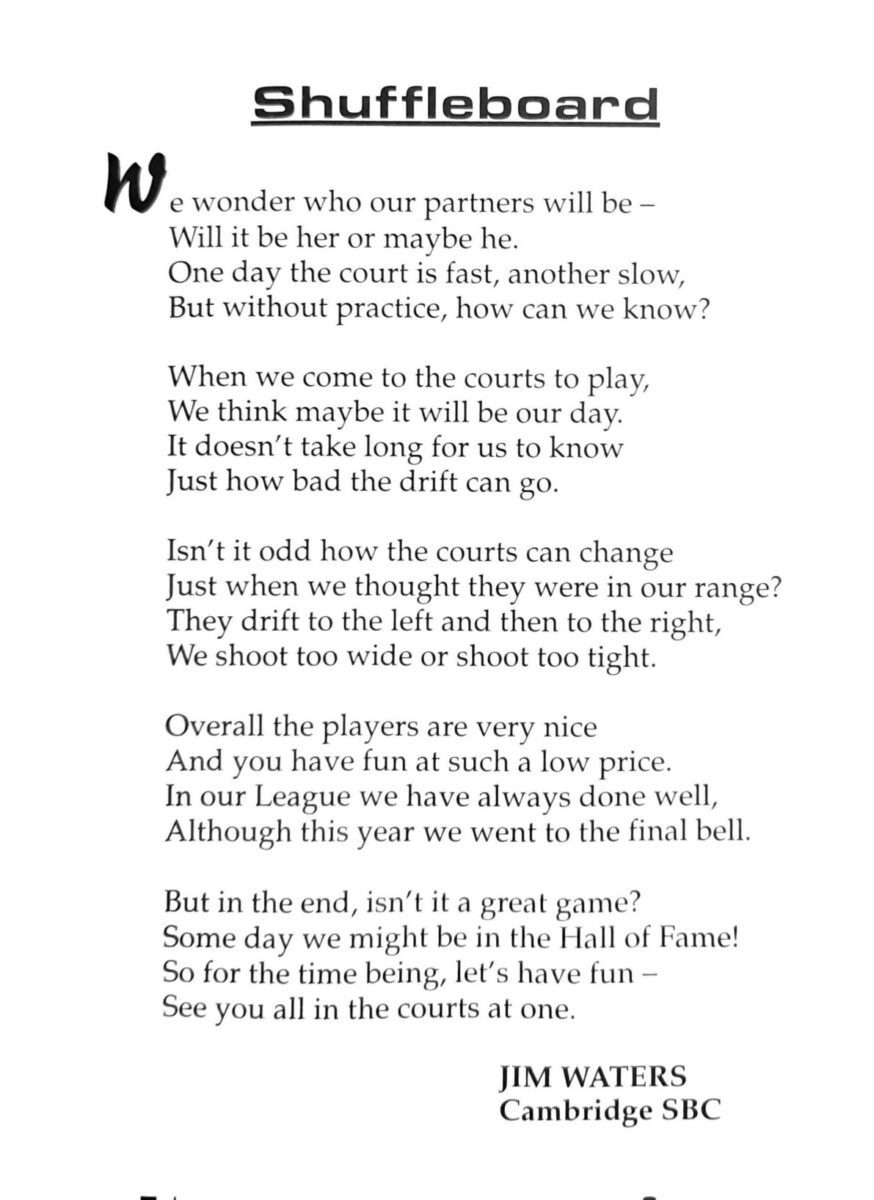 First page of the Preview Magazine article Shuffleboard