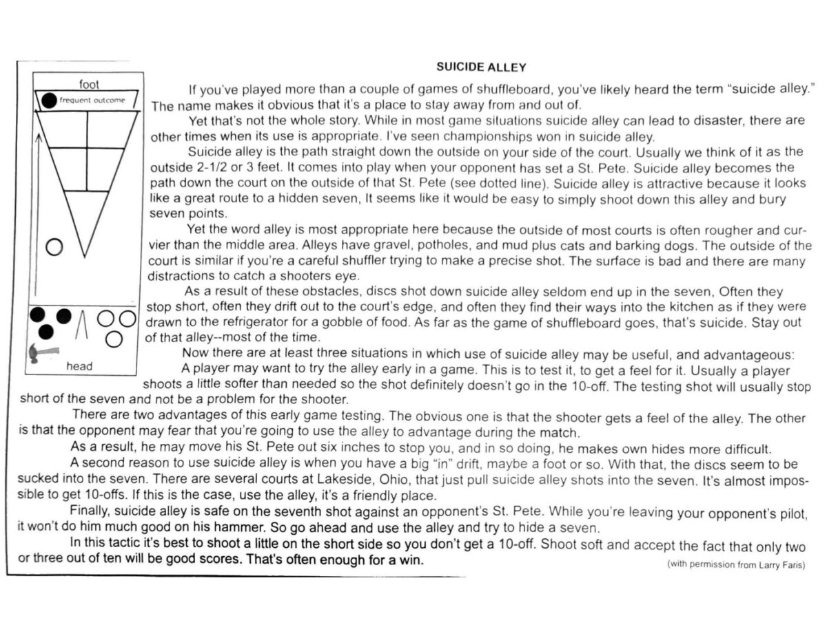 First page of the Preview Magazine article Suicide Alley